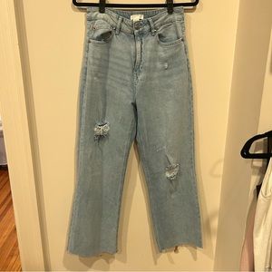 H&M high rise jeans
